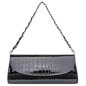 Black Patent Convertible Leather Purse - NEW without Tags